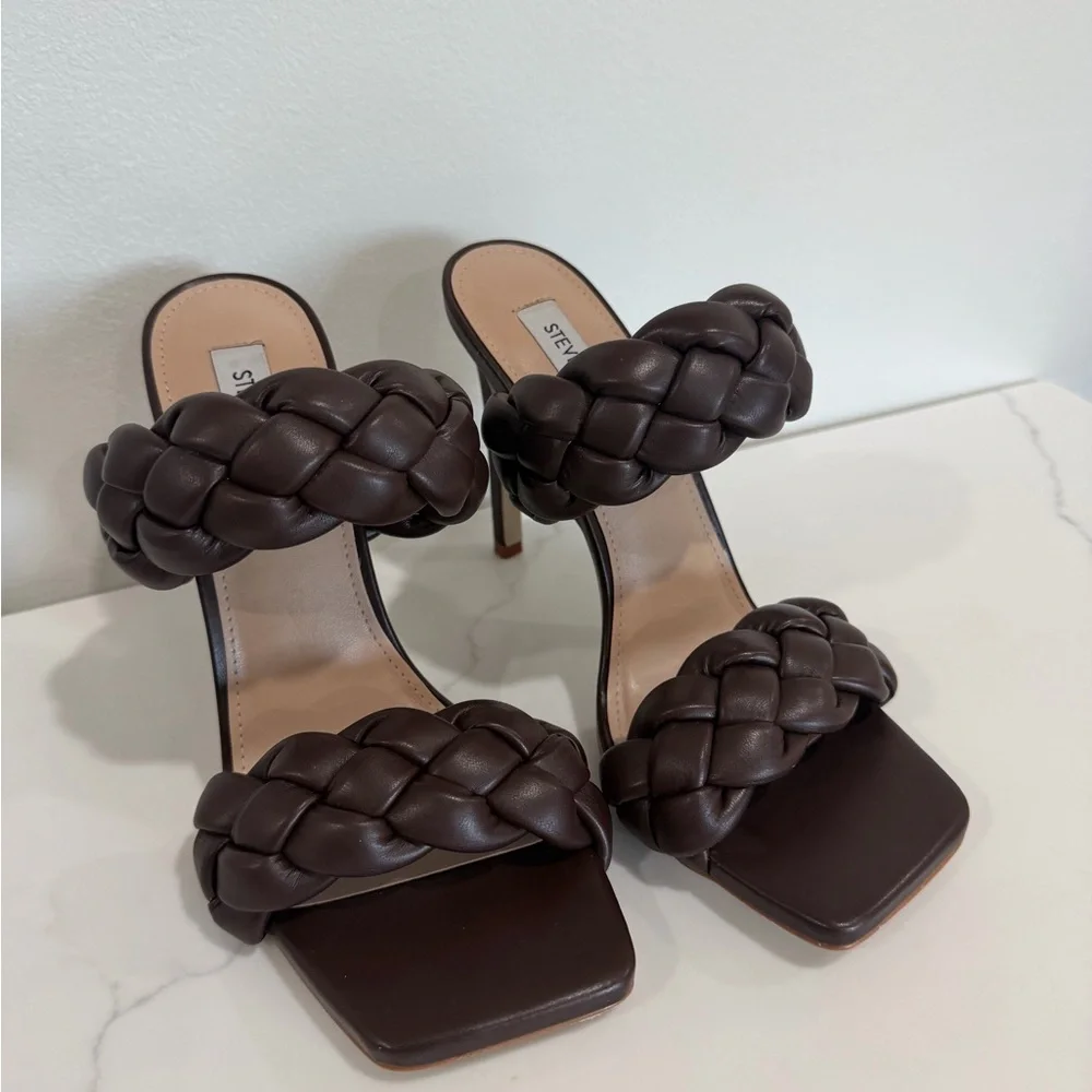 Steve Madden Size 9 Kenley Woven Slide Sandal - Picture 6 of 14